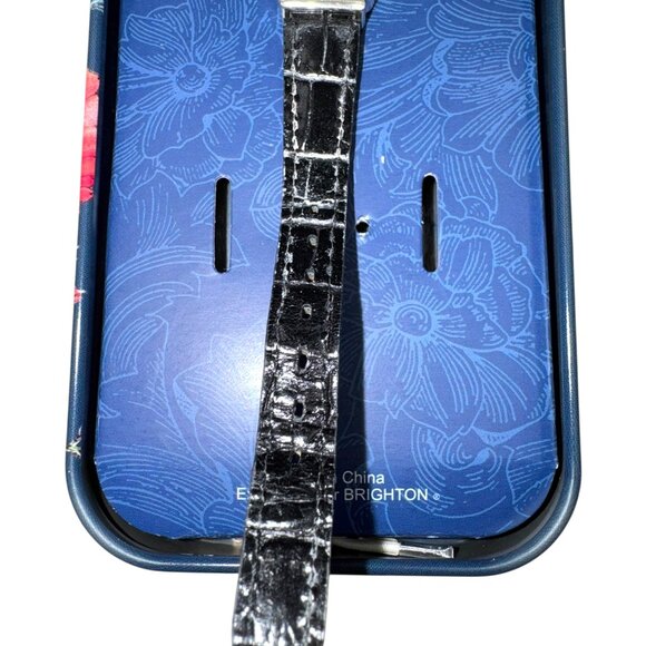 Brighton Interlok Reversible Apple Watch Band – Silver & Leather - Picture 9 of 11